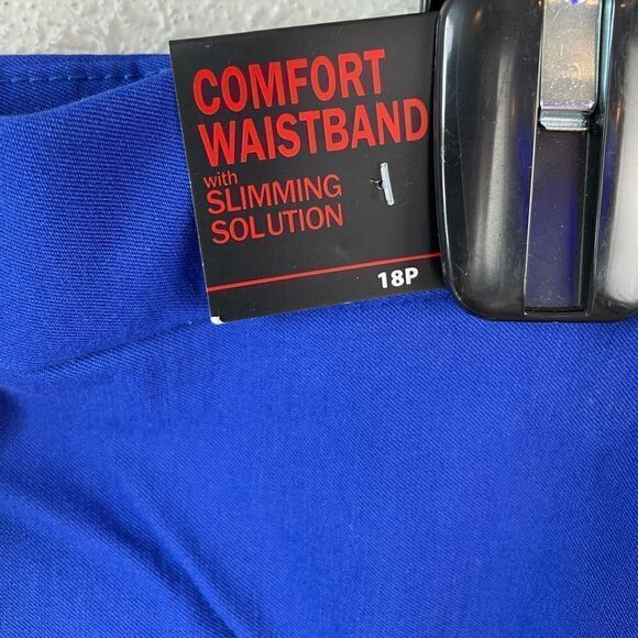 NWT Briggs Blue Pants Size 18 Petite - Picture 6 of 8